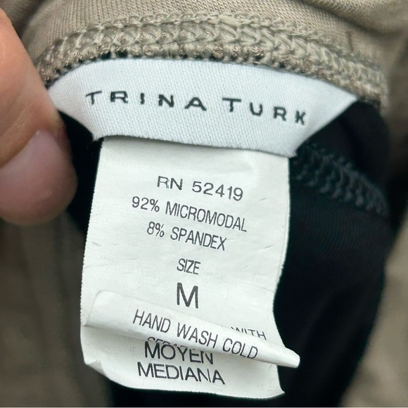 Trina Turk Mayan Color Block Wide Leg Pant - Picture 5 of 7